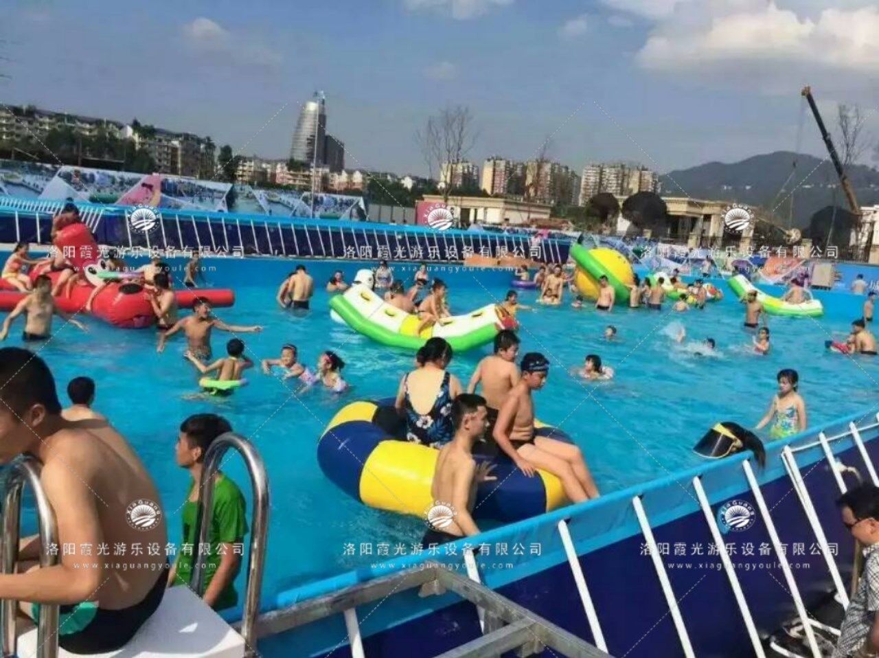 深圳支架泳池
